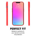 Red iPhone 13 Pro Slim Fit Soft TPU Case Cover - Enhanced Grip & Style - 4