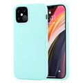 Mint Green iPhone 12 Pro Max Flexible Soft Touch Case - Goospery Precision Design - 1