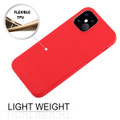 Red iPhone 12 Pro Max Smooth Texture TPU Case - Genuine Goospery Product - 4