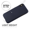 Navy Matte Finish Scratch-Resistant Goospery Soft Feeling Case For iPhone XS - 4