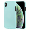 Mint Green Goospery Soft Feeling Case - Impact-Resistant Shell For iPhone XS - 1