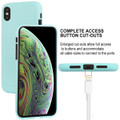 Mint Green Goospery Soft Feeling Case - Impact-Resistant Shell For iPhone XS - 6