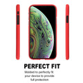 Red Genuine Goospery Soft Feeling Flexible Case Cover For iPhone XS - 3
