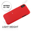 Red Genuine Goospery Soft Feeling Flexible Case Cover For iPhone XS - 4