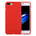 Red iPhone 7 Plus / 8 Plus Goospery Soft Feeling Case - Impact-Resistant Shell - 1