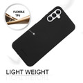 Black Genuine Goospery Soft Feeling Flexible Case Cover For Samsung Galaxy A14 5G - 4