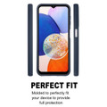 Dark Blue Goospery Soft Feeling Case - Slim Design & Durability For Samsung Galaxy A14 5G - 3