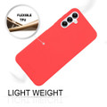 Red Samsung Galaxy A14 5G Goospery Soft Feeling Series Shockproof TPU Cover - 4