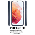 Dark Blue Samsung Galaxy S22 5G Slim Fit Soft TPU Case Cover - Enhanced Grip & Style - 3