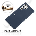 Dark Blue Thin Soft TPU Protective - Goospery Soft Feeling Case For Samsung Galaxy S22 Ultra 5G - 4