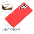 Red Samsung Galaxy S22 Ultra 5G Matte Finish Scratch-Resistant Goospery Soft Feeling Case - 4