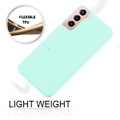 Mint Green Smooth Texture TPU Case - Genuine Goospery Product For Samsung Galaxy S22+ 5G - 4