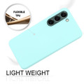 Mint Green Smooth Texture TPU Case - Genuine Goospery Product For Samsung Galaxy S23+ 5G - 4