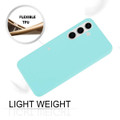 Mint Green Samsung Galaxy S24 5G Genuine Goospery Soft Feeling Flexible Case Cover - 3