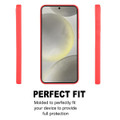 Red Flexible Soft Touch Case - Goospery Precision Design For Samsung Galaxy S24 5G - 2