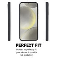 Black Samsung Galaxy S24+ 5G Thin Soft TPU Protective - Goospery Soft Feeling Case - 2