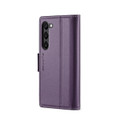 Purple Galaxy S24 CaseMe Butterfly Buckle RFID Anti-theft Case - 3