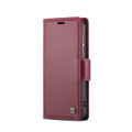Wine CaseMe Butterfly Buckle RFID Anti-theft Case For Galaxy S24+ Plus - 2