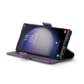 Purple Galaxy S24 Ultra Genuine CaseMe Compact Magnetic Wallet Case - 5