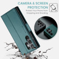 Turquoise Genuine CaseMe Compact Magnetic Wallet Case For Galaxy S24 Ultra - 6