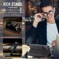Black CaseMe Slim Soft Wallet Case Cover For Galaxy A05s - 4
