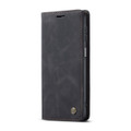 Black Galaxy A25 5G CaseMe Slim Magnetic Classy Wallet Case - 2