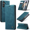 Blue Galaxy A35 5G CaseMe Slim 2 Card Slot Classy Wallet Case - 1