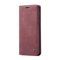 Wine Galaxy A35 5G CaseMe Compact Flip Magnetic Wallet Case - 2