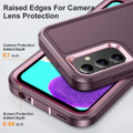 Purple Tradies Heavy Duty Military Defender Case For Galaxy A15 5G - 5