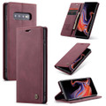 Red Wine CaseMe Slim Magnetic Premium Wallet Case For Galaxy S10 5G - 1