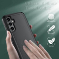 Black Rugged Heavy Duty Defender Case with Belt Clip For Galaxy S24 - 3