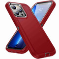 Red iPhone 13 Pro Tough Military Grade Drop Proof Defender Case - 4