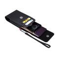 Black  Phone Waist Bag with Lanyard and Card Pocket For Galaxy A25 5G - 6