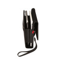 Black  iPhone 12 Multifunctional Phone Case with Lanyard Strap - 7