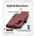 Wine Galaxy S25 + Plus Mercury Mansoor 9 Card Slot Wallet Case  - 3