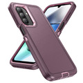 Purple Tough Military Grade Drop Proof Defender Case For Galaxy A26 5G - 2