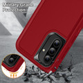 Red Tough Military Grade Drop Proof Defender Case For Galaxy A36 5G - 6