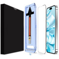 Black iPhone 16 Plus LK Easy Install HD Tempered Glass Film(Black) - 1 Black iPhone 16 Plus LK Easy Install HD Tempered Glass Film(Black) - 1