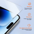 Black iPhone 16 Plus LK Easy Install HD Tempered Glass Film(Black) - 4 Black iPhone 16 Plus LK Easy Install HD Tempered Glass Film(Black) - 4