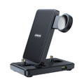 JOYROOM 4-in-1 Wireless Charging Stand for iPhone, Apple Watch & AirPods – Black - 3