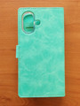 Mint Green iPhone 17 Genuine Mercury Mansoor Diary Wallet Case - 7