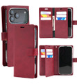 Wine Genuine Mercury Mansoor 9 Card Holder Wallet For iPhone 17 Pro Max - 1 Wine Genuine Mercury Mansoor 9 Card Holder Wallet For iPhone 17 Pro Max - 1