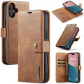 Brown iPhone 17 DG.Ming Magnetic Detachable Wallet Case with Card Slots - 1 Brown iPhone 17 DG.Ming Magnetic Detachable Wallet Case with Card Slots - 1
