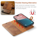 Brown iPhone 17 DG.Ming Magnetic Detachable Wallet Case with Card Slots - 6 Brown iPhone 17 DG.Ming Magnetic Detachable Wallet Case with Card Slots - 6