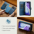 Blue iPhone 17 Pro DG.Ming M2 Magnetic Shockproof Case Leather Wallet - 6 Blue iPhone 17 Pro DG.Ming M2 Magnetic Shockproof Case Leather Wallet - 6