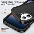 Black iPhone 17 Military Grade Full Body Shock Proof Defender Case - 6