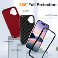 Red iPhone 17 Tough Military Grade Drop / Shock Proof Defender Case - 4