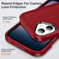 Red iPhone 17 Tough Military Grade Drop / Shock Proof Defender Case - 8