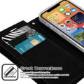 Black iPhone 12 / 12 Pro Magsafe Mercury Mansoor Wallet Case - 3