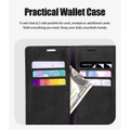 Black iPhone 17 Magsafe Mercury Mansoor Diary Flip Wallet Case - 5